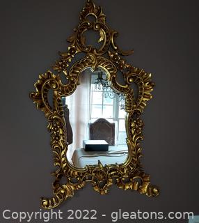 Very Ornate Baroque Mirror