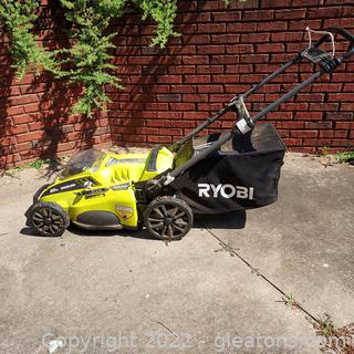 Ryobi 20” Cut Battery Powered Lawn Mower