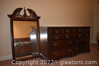 Kincaid Triple Dresser with Removable Mirror 