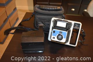 Two Instamatic Cameras and Samsonite Camera Case 