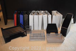 Organize It with 3 Ring Binders , Step Sorter – Mesh & Plastic Trays & More 