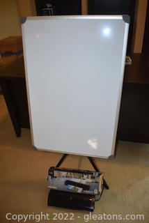 White Board with Stand & Laminator 