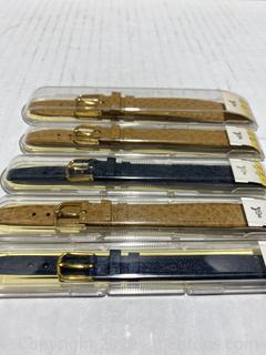 Hirsch Saddle Leather Watch Band Lot (A)