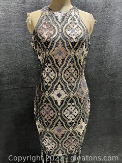 Alexia Admor Sequin Sleeveless Dress