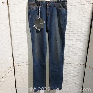 Dolce & Gabbana Cute Blue Denim Jeans with Mini rips