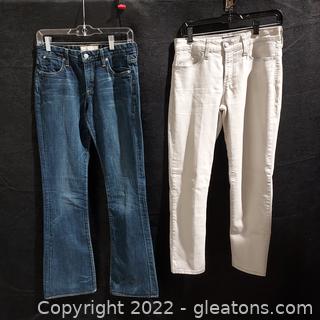 2 Nice Pair of Ladies Jeans for the Smaller Woman
