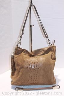 Borse in Pelle Genuine Leather Hobo Style Handbag 