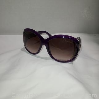 Roberto Cavalli Balsamina Women’s Purple Sunglasses with Case (Not Authenticated)