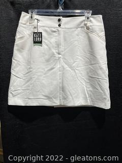 New with Tag Kate Lord White Skort 