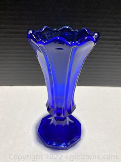 Fenton Glass Trumpet Vase