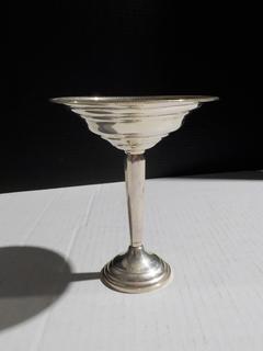 Weighted Silver Pedestal Candy Dish/Compote 