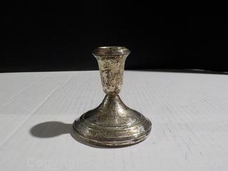 Towle Weighted Silver Vintage Candle Stick Holder 