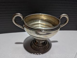 Vintage Empire Sterling Silver Sugar Bowl 