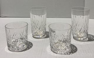 Four Waterford Crystal Glasses 