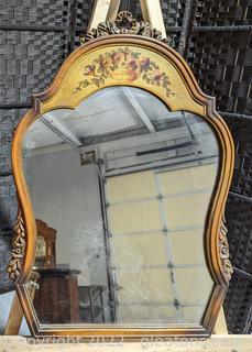 Lovely Antique Carved Wood Mirror 