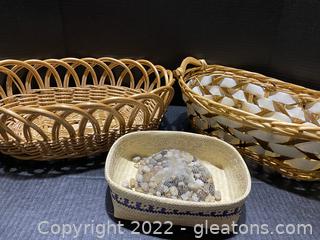Decorative Basket Lot (Lot of 4)