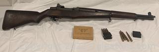 Springfield Armery US M1 Garand 30-06 Rifle with Rounds ONLY ONE CLIP INCLUDED