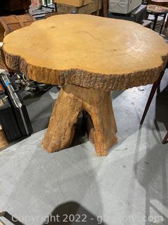 Tree Trunk Style Table 