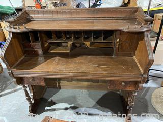 Rustic Wooden Desk 