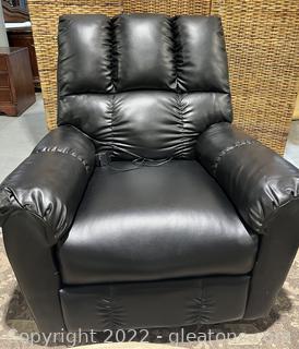 Nice Black Recliner - Massage chair by L.F. Products