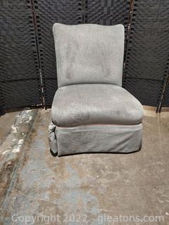 Attractive Oversized Arched Back Parsons Chair 