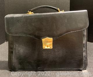 Vintage Bally Leather Briefcase 