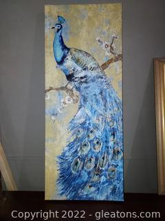 Pretty Peacock Print on Canvas from Kirkland’s