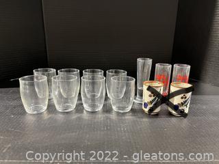 Petite Drinking Glasses/Shot Glasses (Lot of 13)