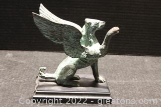 Vintage Jade Dragon Style Statue