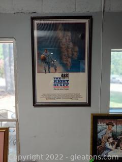 “The Right Stuff” Original 1983 Rare Billboard Movie Poster 