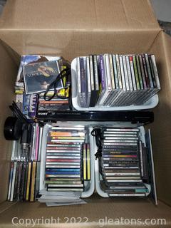 Sony CD/DVD Player and Loads of CD’s to Play 