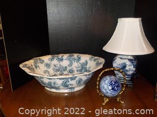 3 pc. Chinoiserie lot