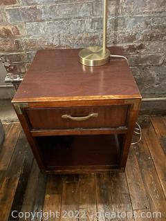 Asian Design Pair of Nightstands