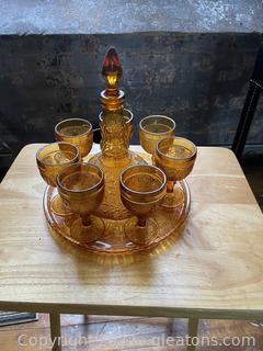 Brown Tiara Decanter Set