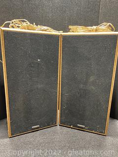 Vintage Pair Fisher Floor Speakers 