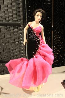 Franklin Heirloom Porcelain Doll- New in Box, Hollywood Couture “Marissa” by Bob Mackie 
