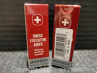 Pair of Swiss Executive Knives