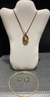 Gold Plated Jewelry Lot