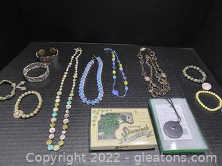 Green Inspired Jewelry Lot 