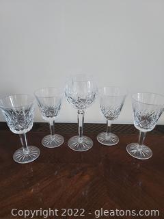 Wondrous Waterford Crystal Stemware-Signed