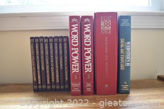 Vintage Webster Desk Set-Desk Dictionary -  Word Power - Physicians Desk Preference 