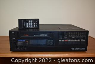 Studio Standard By Fisher Stereo Video Cassette Recorder 