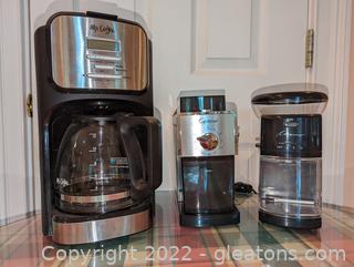The Coffee Lot: Capresso Grinders; and Mr.Coffee Programable Coffee Maker 