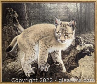 Signed Limited Edition Print “Siberian Lynx Club” by Charles Frace 
