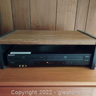 Sony DVD/VHS Combo Shelf Included