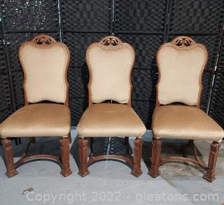 Set of 3 Gorgeous John M. Smyth Co. Dining Room Side Chairs