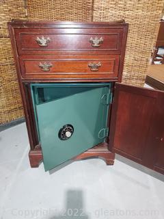 2 Drawer Cabinet with safe.(Safe has Combination)