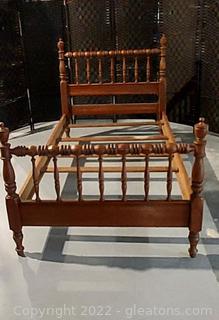 Nice All Wood Twin Size Bed