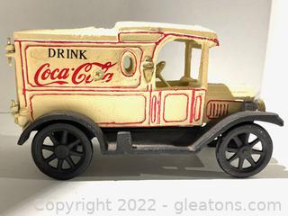 Drink Coca Cola Cast Iron Truck 