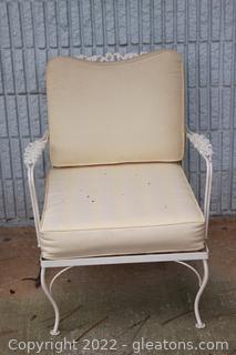 Vintage Iron Outdoor Armchair